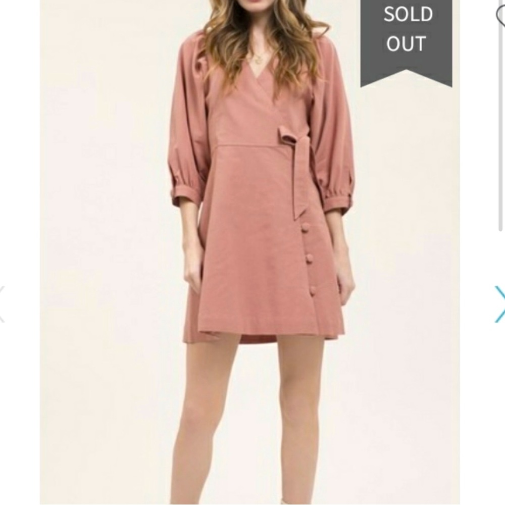 NWOT Blu Pepper Wrap Dress